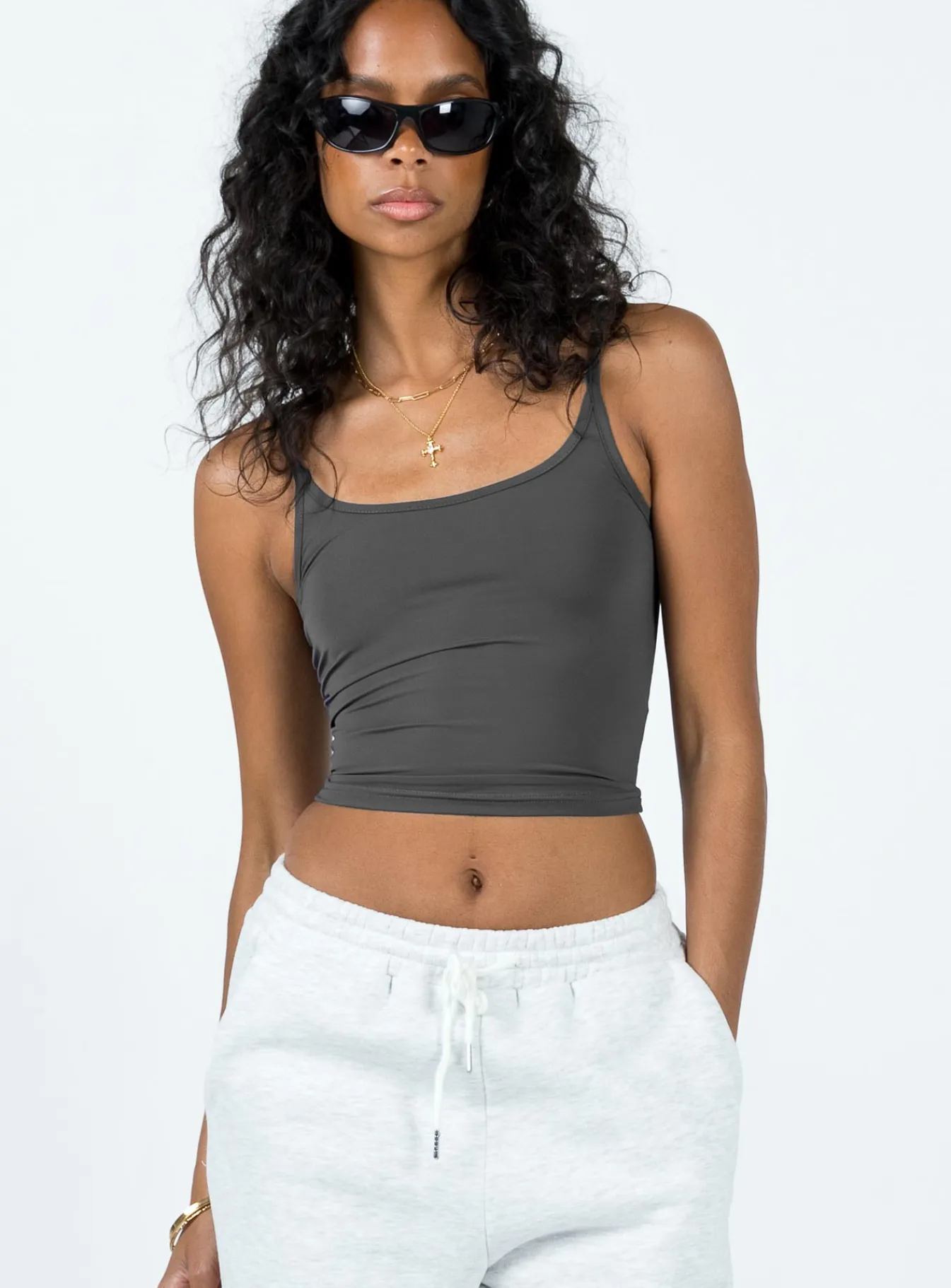Princess Polly Brando Cami Slate Sale