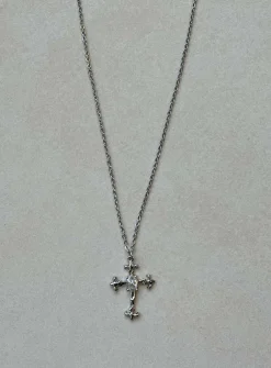 Princess Polly Brassie Necklace  Silver Store