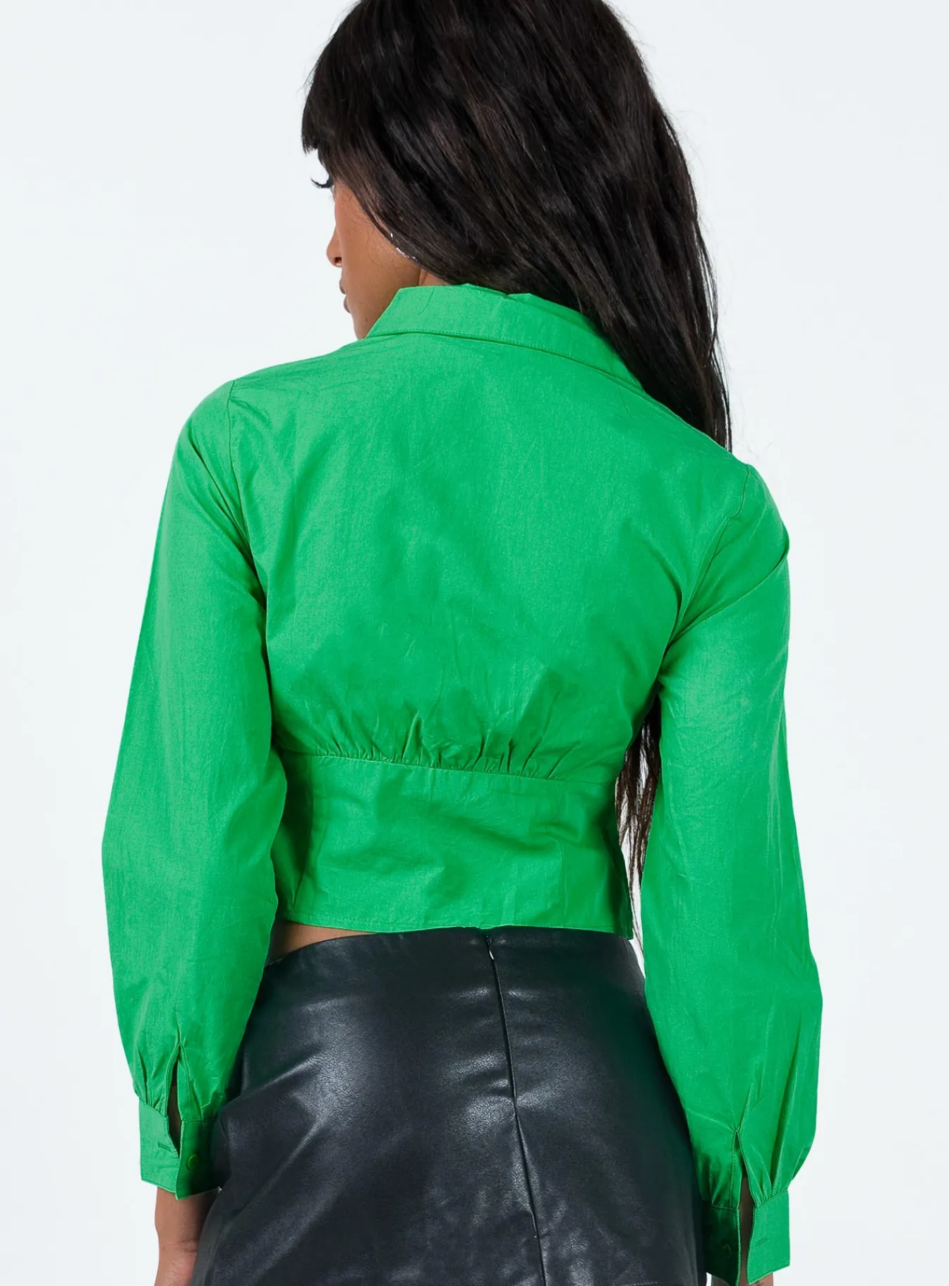Princess Polly Bravo Shirt Green Best Sale