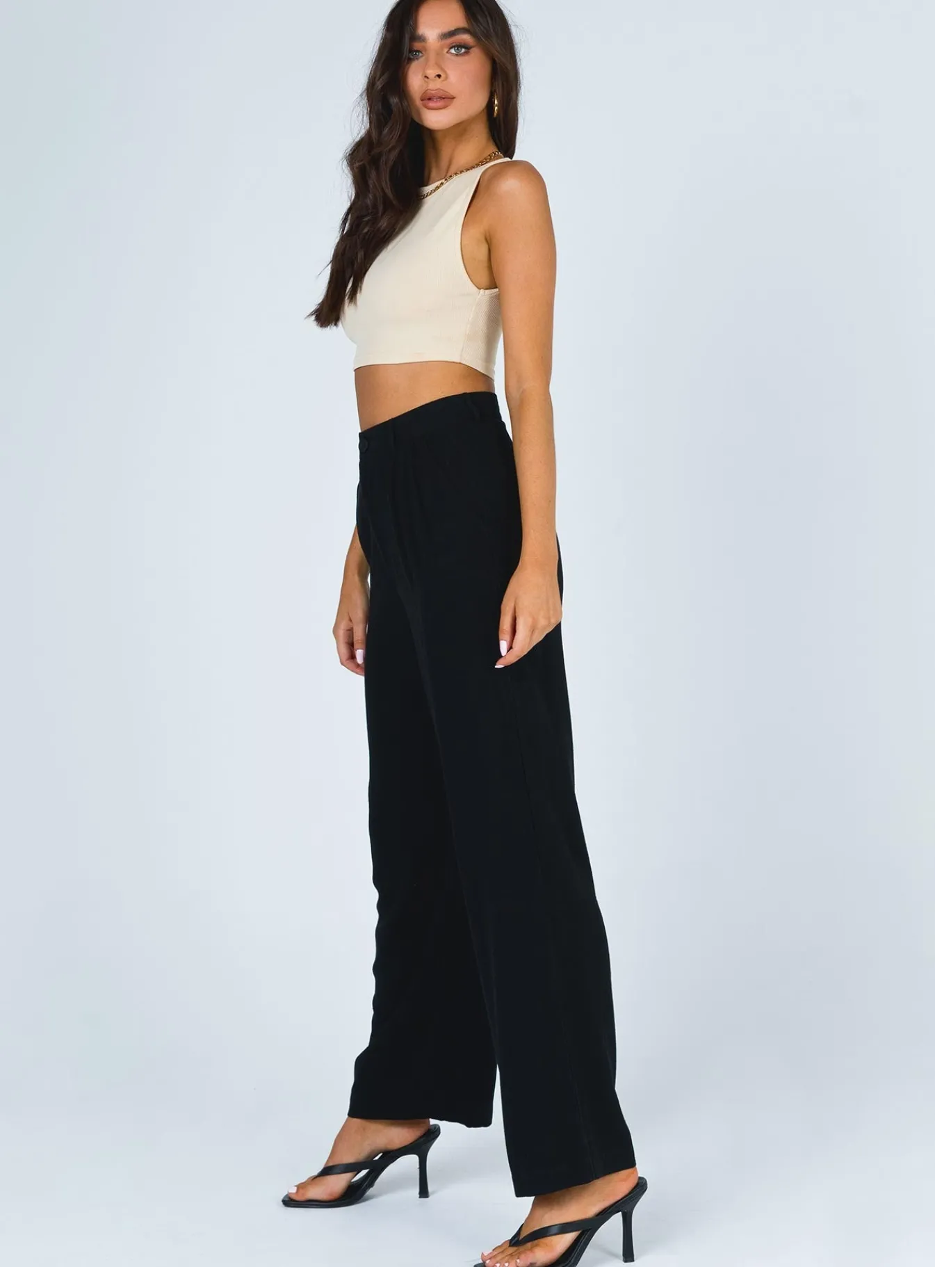 Princess Polly Brenda Pants Black Online