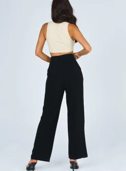 Princess Polly Brenda Pants Black Online