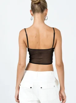 Princess Polly Brentwood Top Black Best