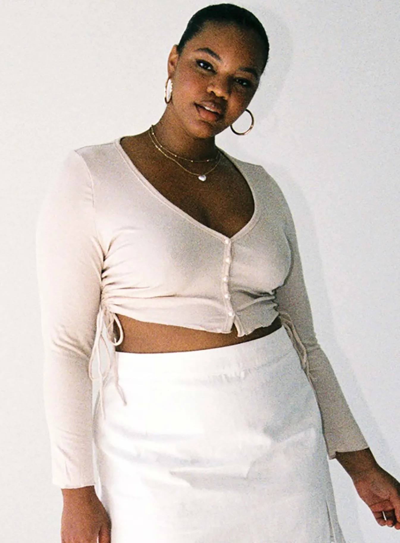 Princess Polly Bridgeton Topcurve Beige Discount