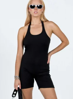 Princess Polly Brinkman Romper  Black Best Sale