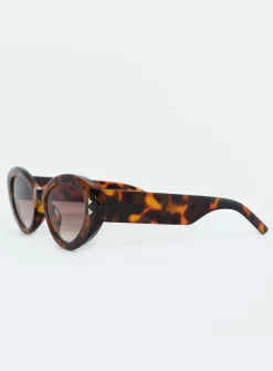 Princess Polly Brinney Sunglasses Tort Hot