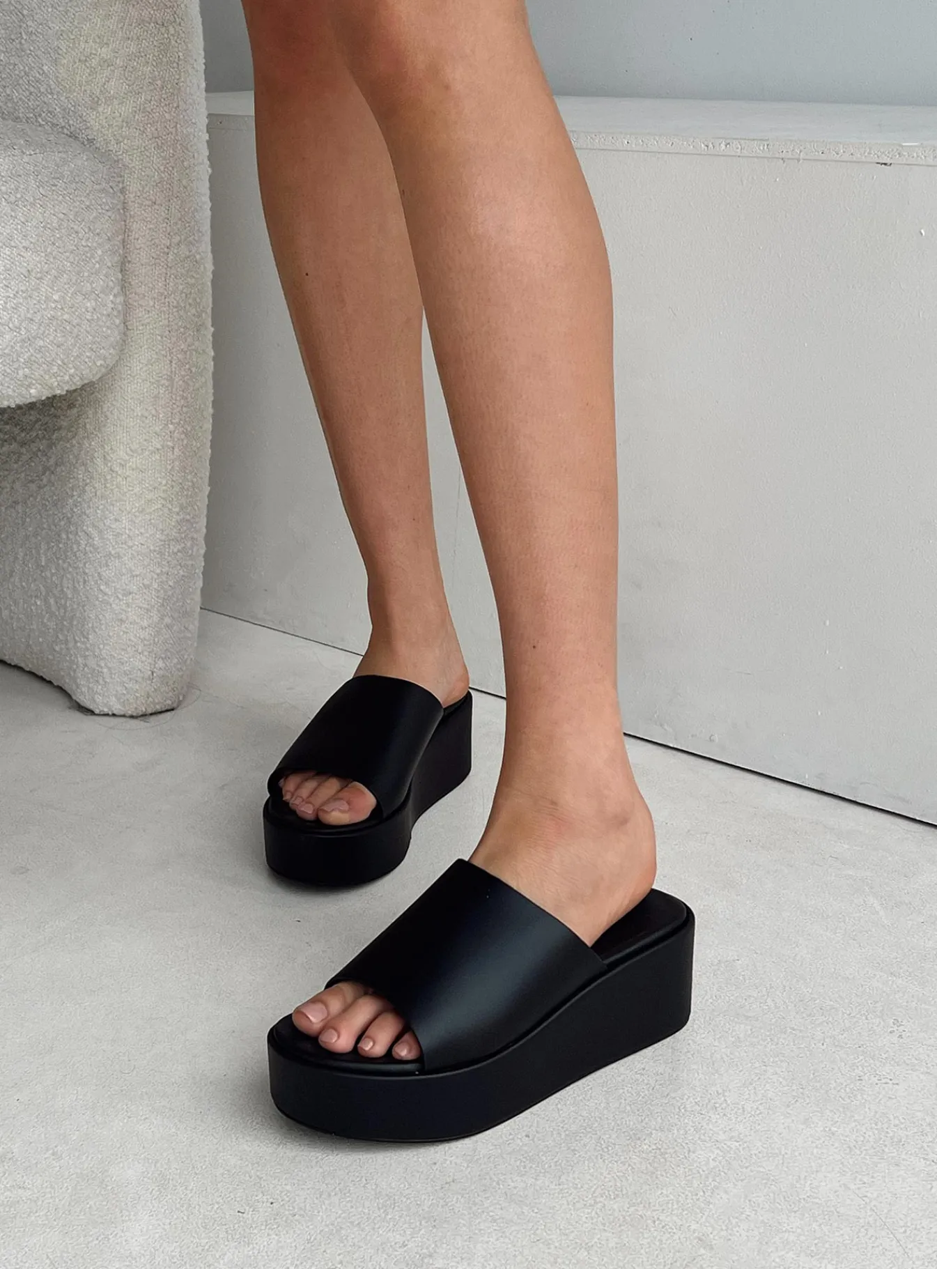 Princess Polly Britta Platform Heels Black Online