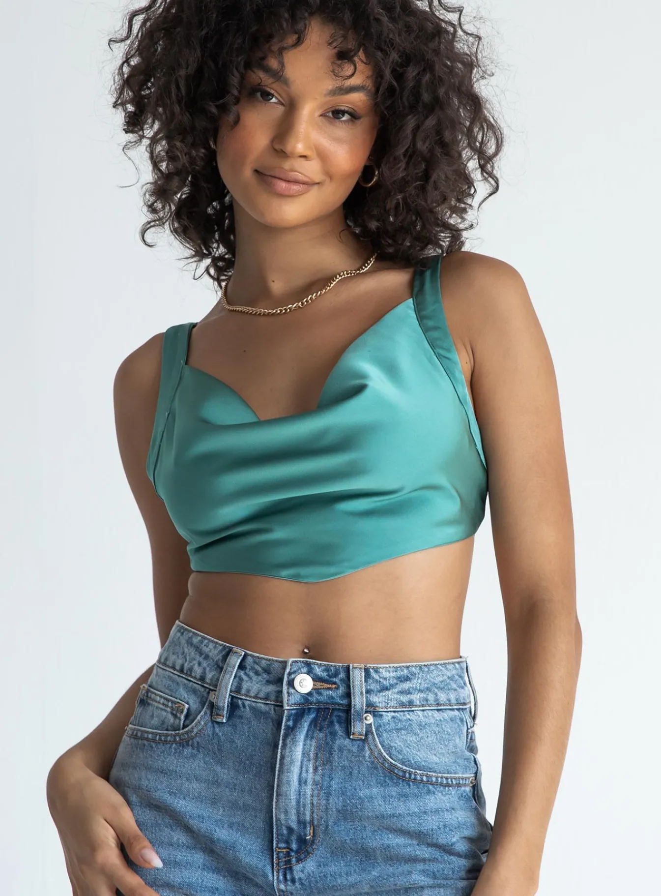 Princess Polly Britta Top Green Fashion