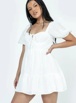 Princess Polly Britten Mini Dress  White Fashion