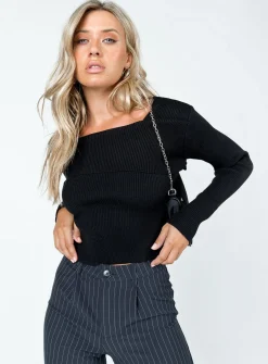 Princess Polly Brookman Sweater  Black Shop