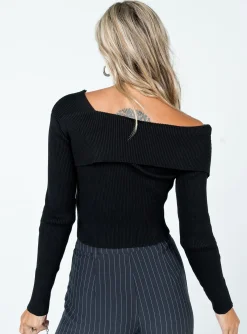 Princess Polly Brookman Sweater Black Shop