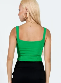 Princess Polly Bruna Top  Green Discount