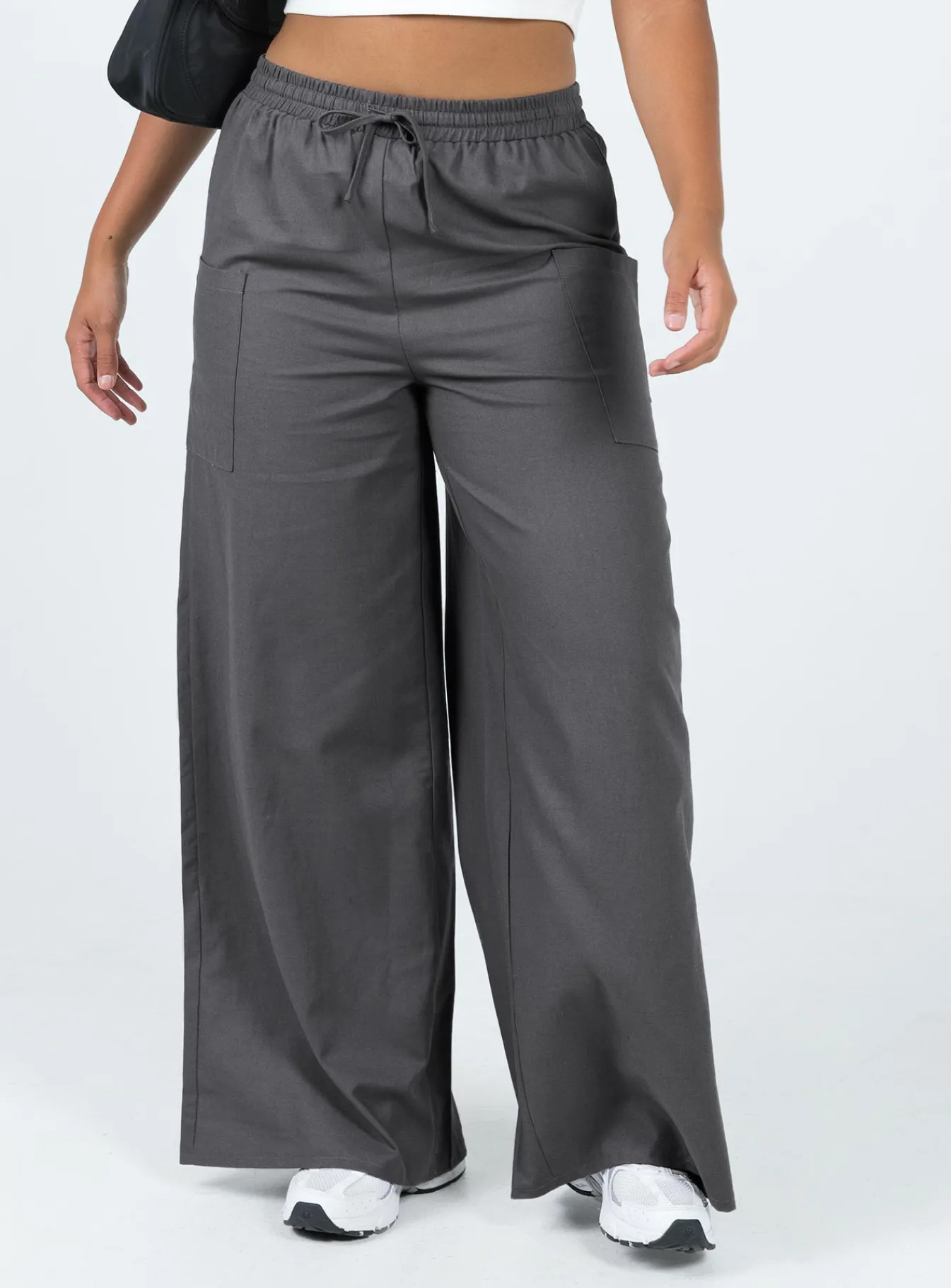 Princess Polly Brunie Pants Slate Flash Sale