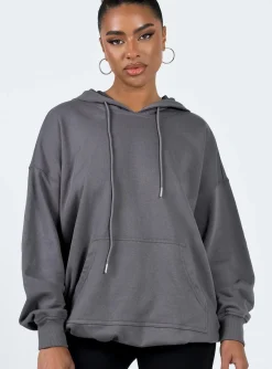 Princess Polly Brunz Sweater Dress  Charcoal Clearance