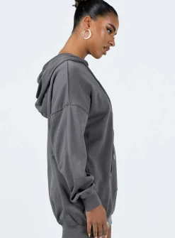Princess Polly Brunz Sweater Dress  Charcoal Clearance