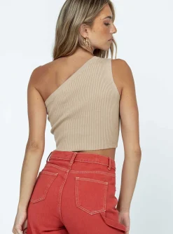 Princess Polly Brylin Top Beige Clearance