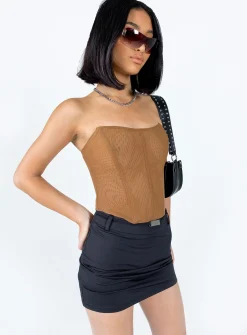 Princess Polly Buckle Up Mini Skirt Black Sale