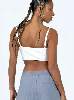Princess Polly Bunty Top White Outlet
