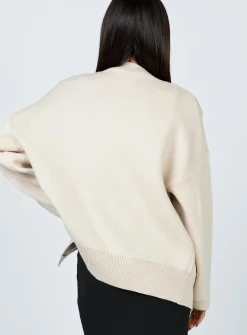 Princess Polly Burke Cardigan Cream Sale
