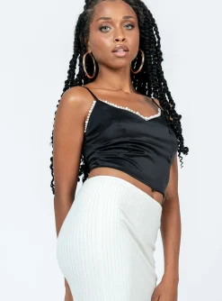 Princess Polly Burran Top Black Cheap