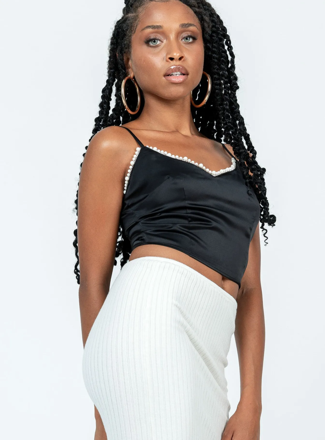 Princess Polly Burran Top Black Cheap
