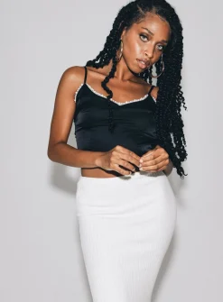 Princess Polly Burran Top Black Cheap