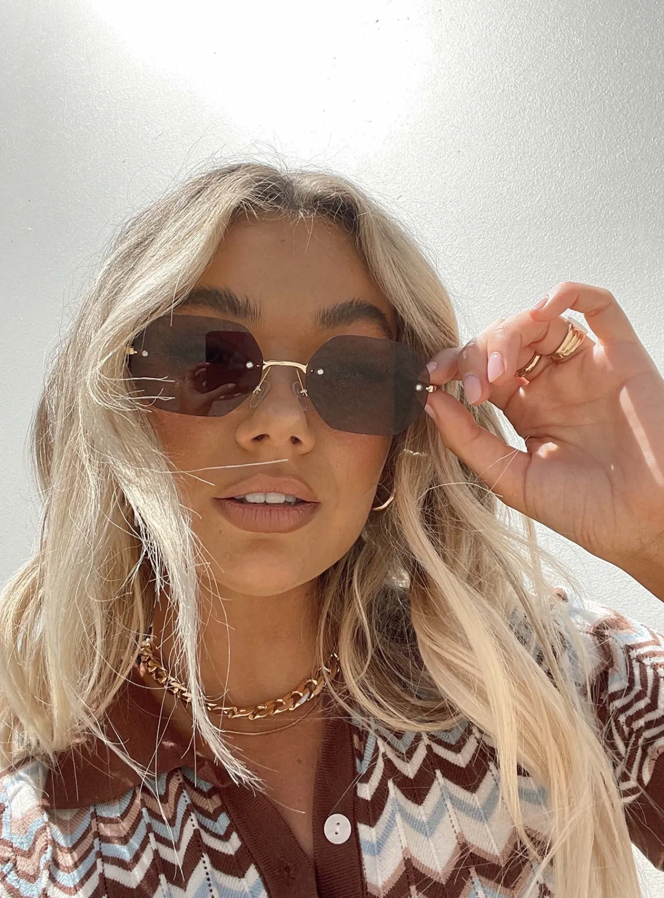 Princess Polly Cabo Sunglasses Brown Best Sale