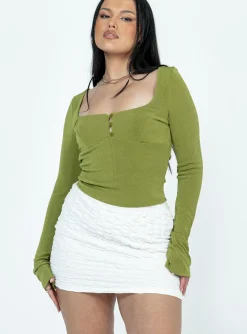Princess Polly Cadence Mini Skirt  White Discount