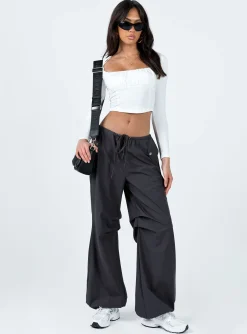 Princess Polly Cahill Long Sleeve Top  White Shop