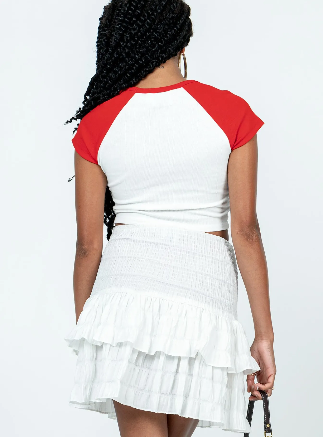 Princess Polly Cailyn Mini Skirt White Hot