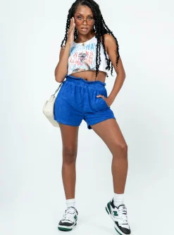Princess Polly Caleigh Shorts Blue Fashion