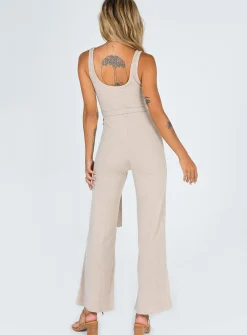 Princess Polly Callie Jumpsuit   Beige Store