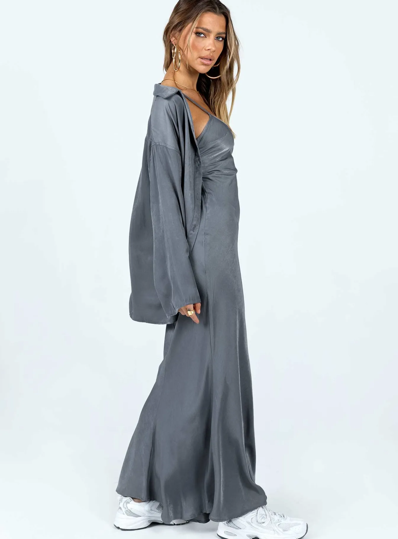 Princess Polly Callie Maxi Set Grey Online