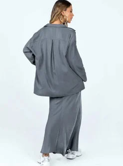 Princess Polly Callie Maxi Set Grey Online