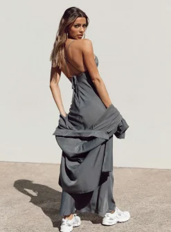 Princess Polly Callie Maxi Set Grey Online