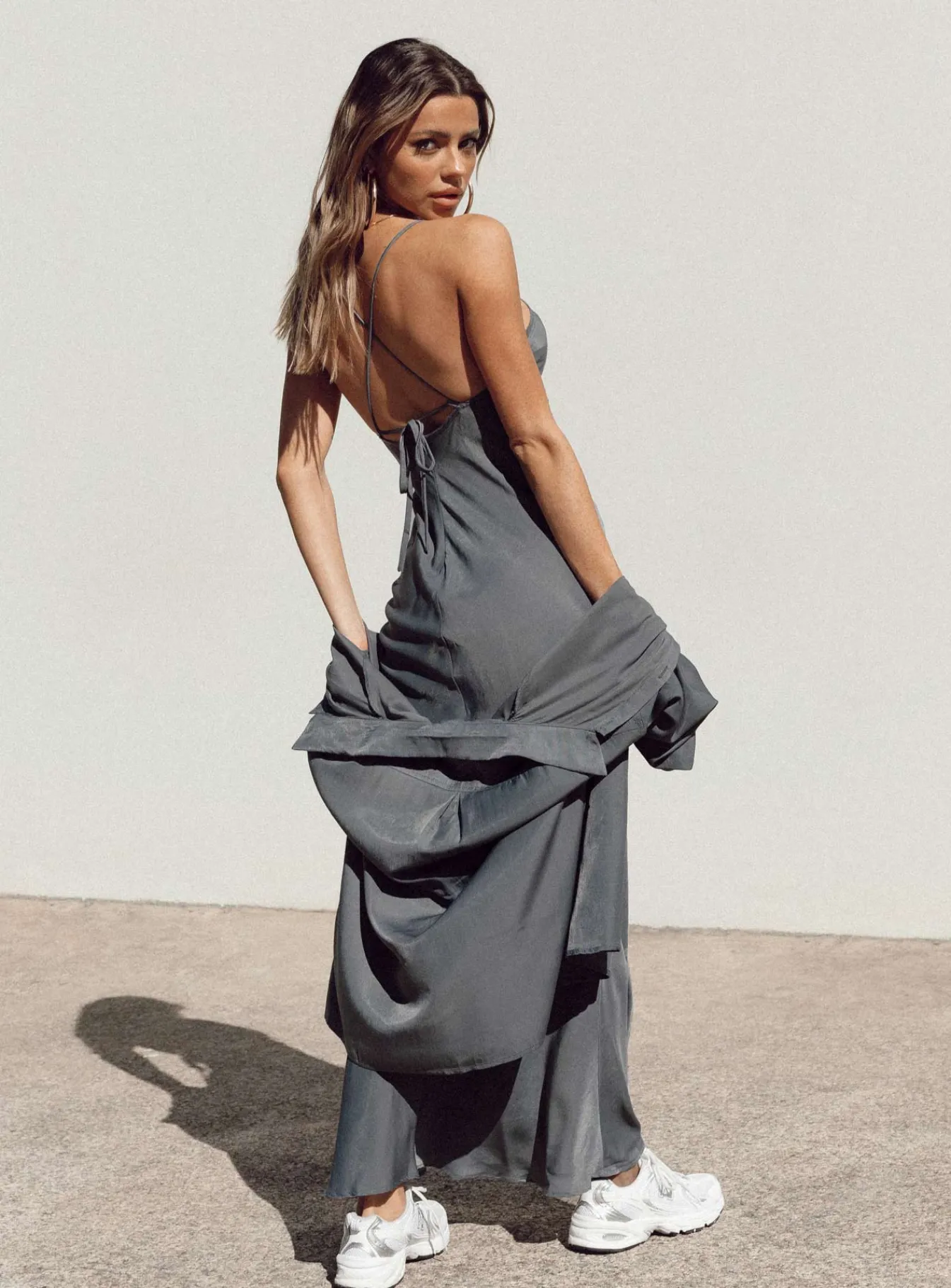 Princess Polly Callie Maxi Set Grey Online