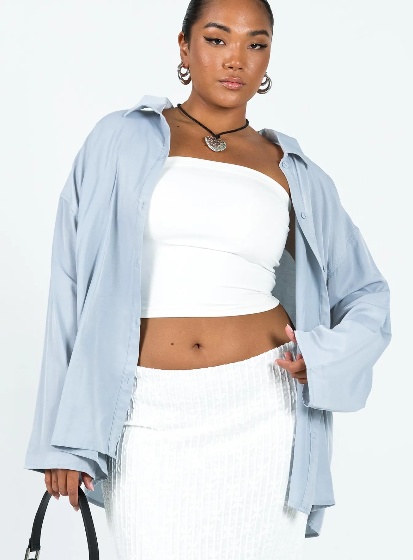 Princess Polly Callie Shirt Grey Store