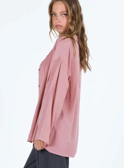 Princess Polly Callie Shirt  Pink Sale