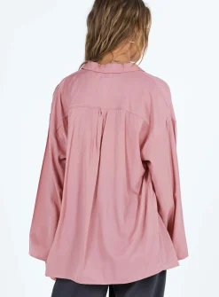Princess Polly Callie Shirt  Pink Sale