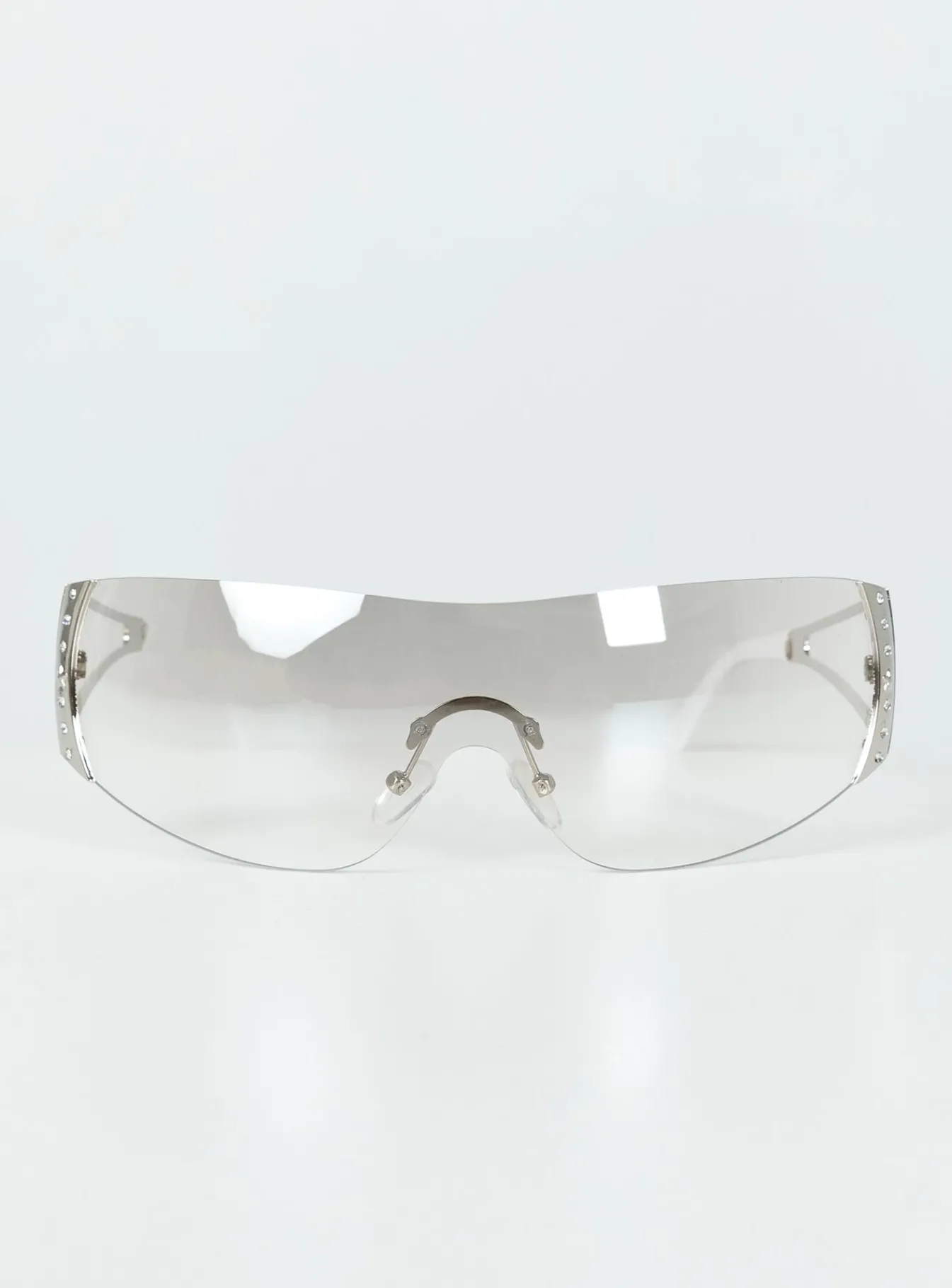 Princess Polly Callile Sunglasses White Outlet