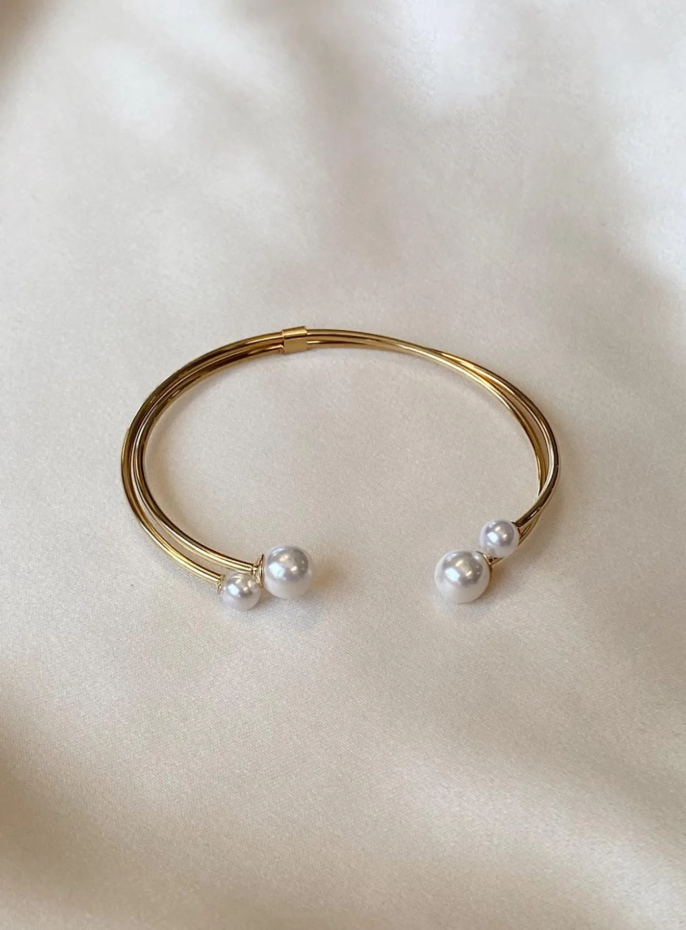 Princess Polly Calloway Pearl Cuff Gold Fashion