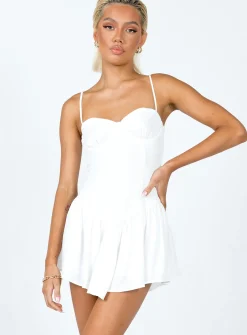 Princess Polly Camille Mini Dress  White Outlet