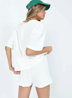 Princess Polly Cammie Knit Set White Discount