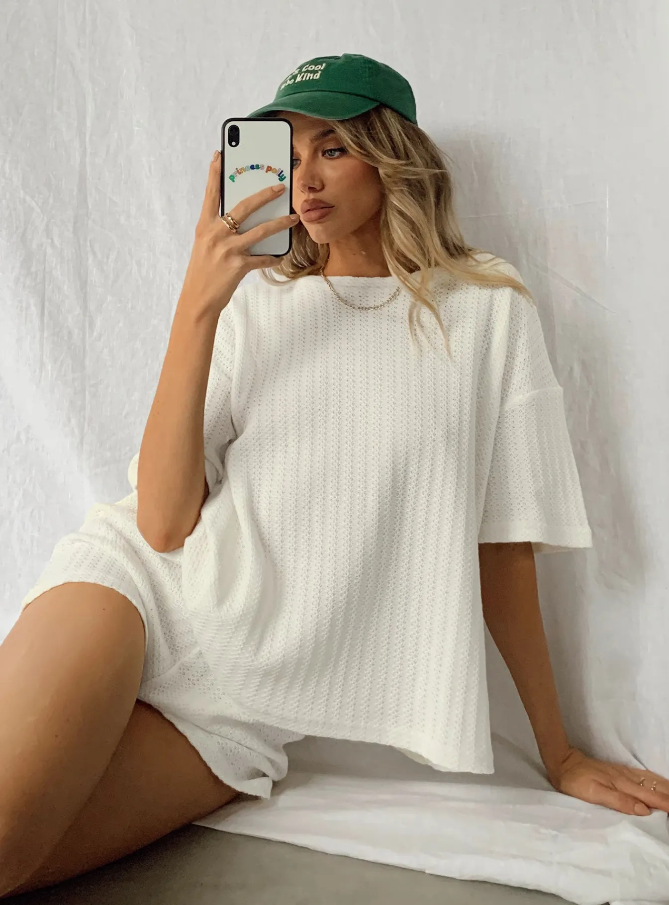 Princess Polly Cammie Knit Set White Discount