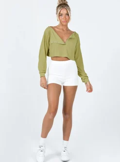 Princess Polly Candice Shorts White Flash Sale