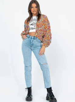 Princess Polly Candy Cardigan Multi Clearance