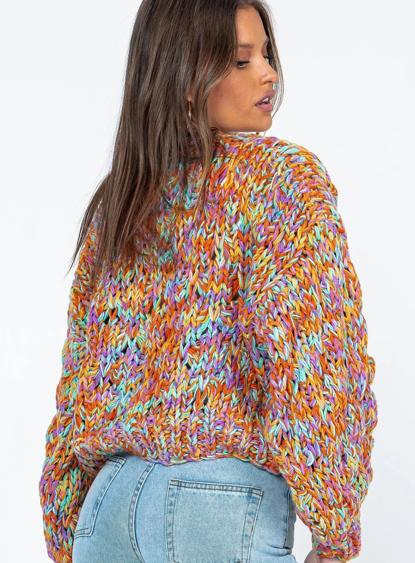 Princess Polly Candy Cardigan Multi Clearance