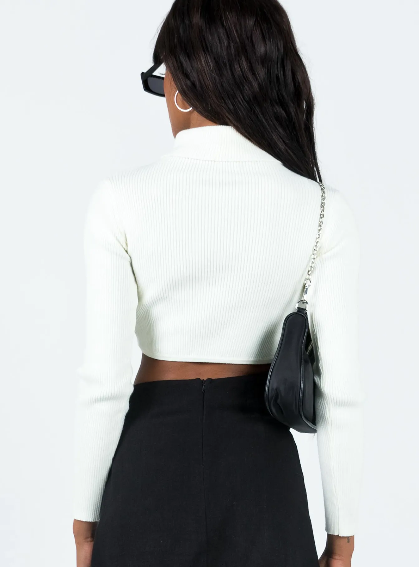 Princess Polly Caplick Long Sleeve Top Off White Cheap