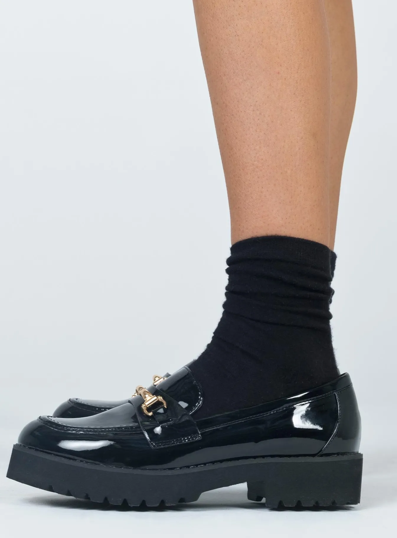 Princess Polly Capri Loafers Black Best