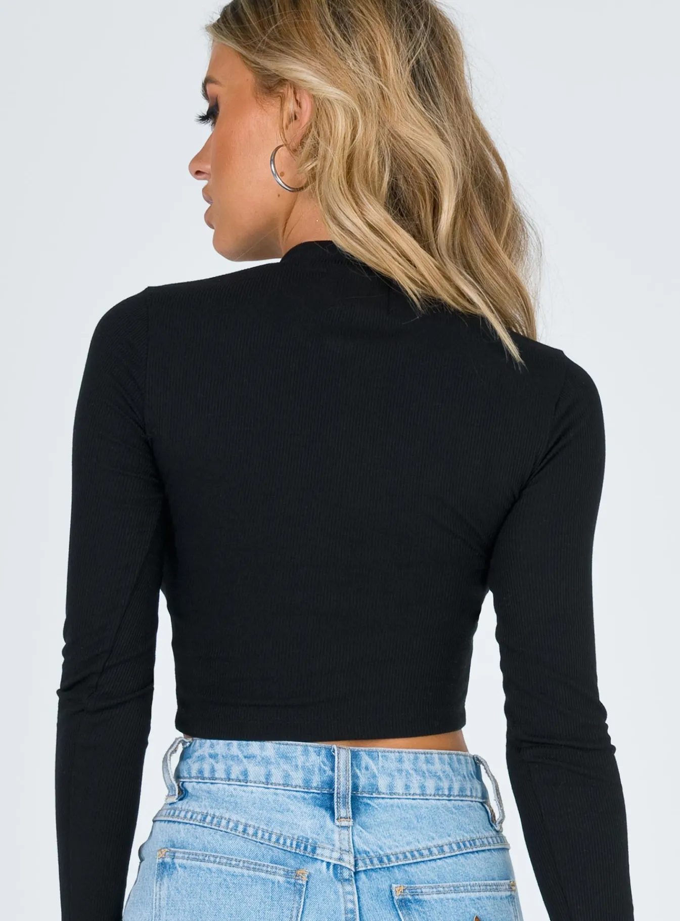 Princess Polly Carenza Top Black Flash Sale