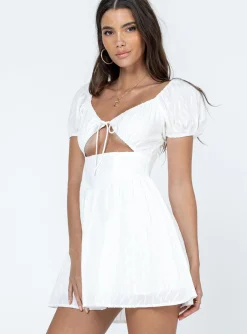 Princess Polly Caria Mini Dress White Sale